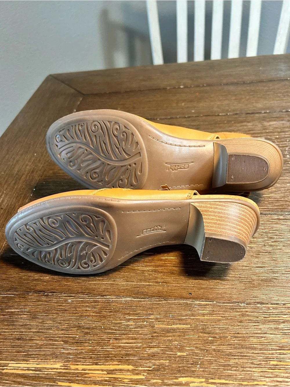 Earth leather Slingback sandal booties size 9b